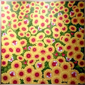 Canvas painting classes at iMADE. Size : 4 X 4 ft.