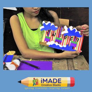 Fashion window display. Model making classes at iMADE for NID and NIFT Entrance exam.