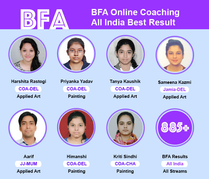 bfa-all-india-result, bfa entrance exam coaching